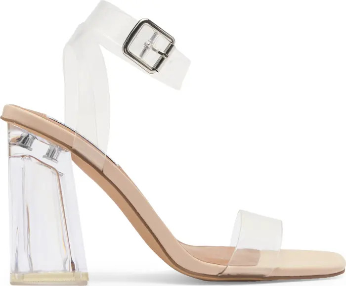 Hundred Clear Block Heel Sandal (Women) | Nordstrom Rack