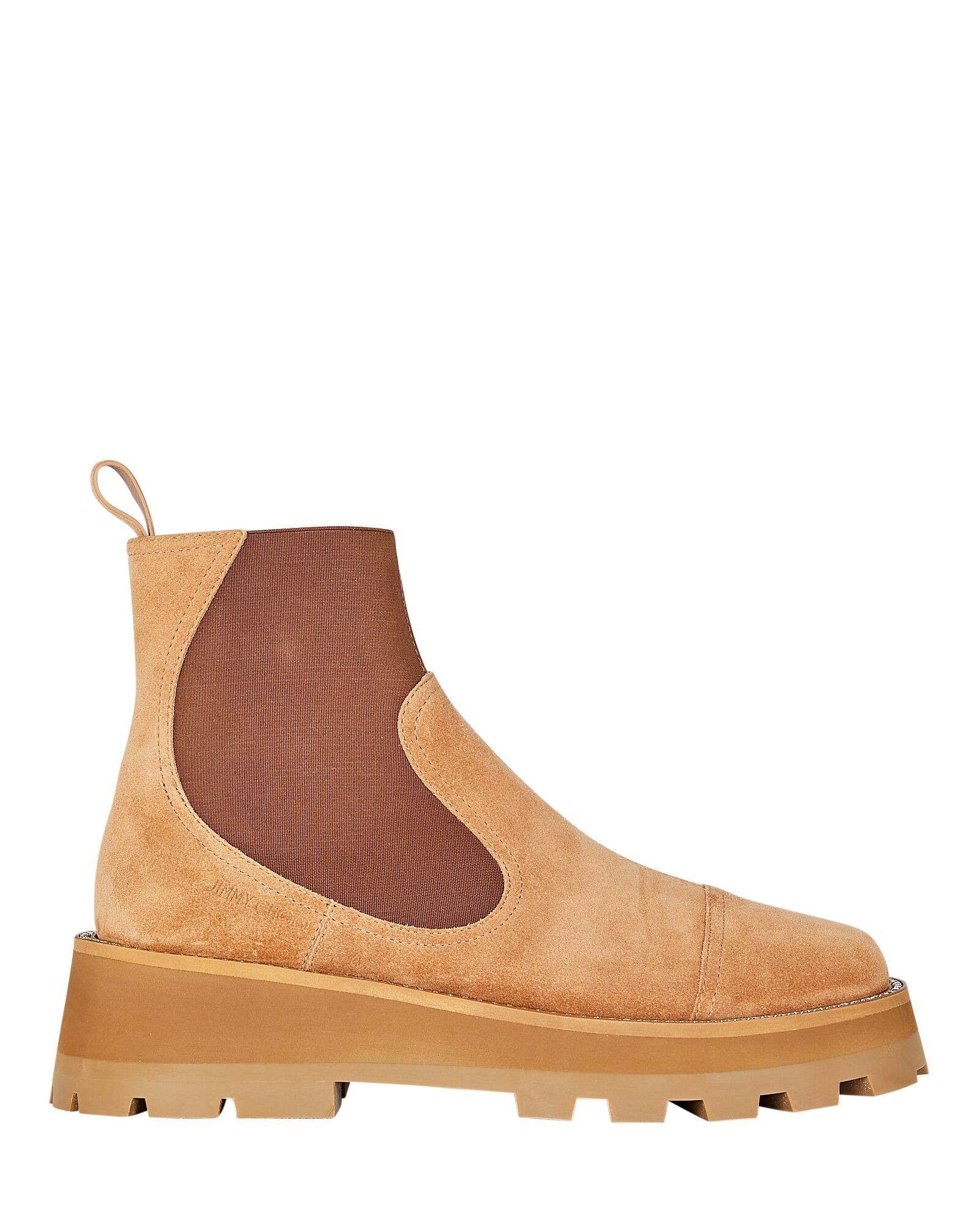 Clayton Suede Lug Sole Ankle Boots | INTERMIX
