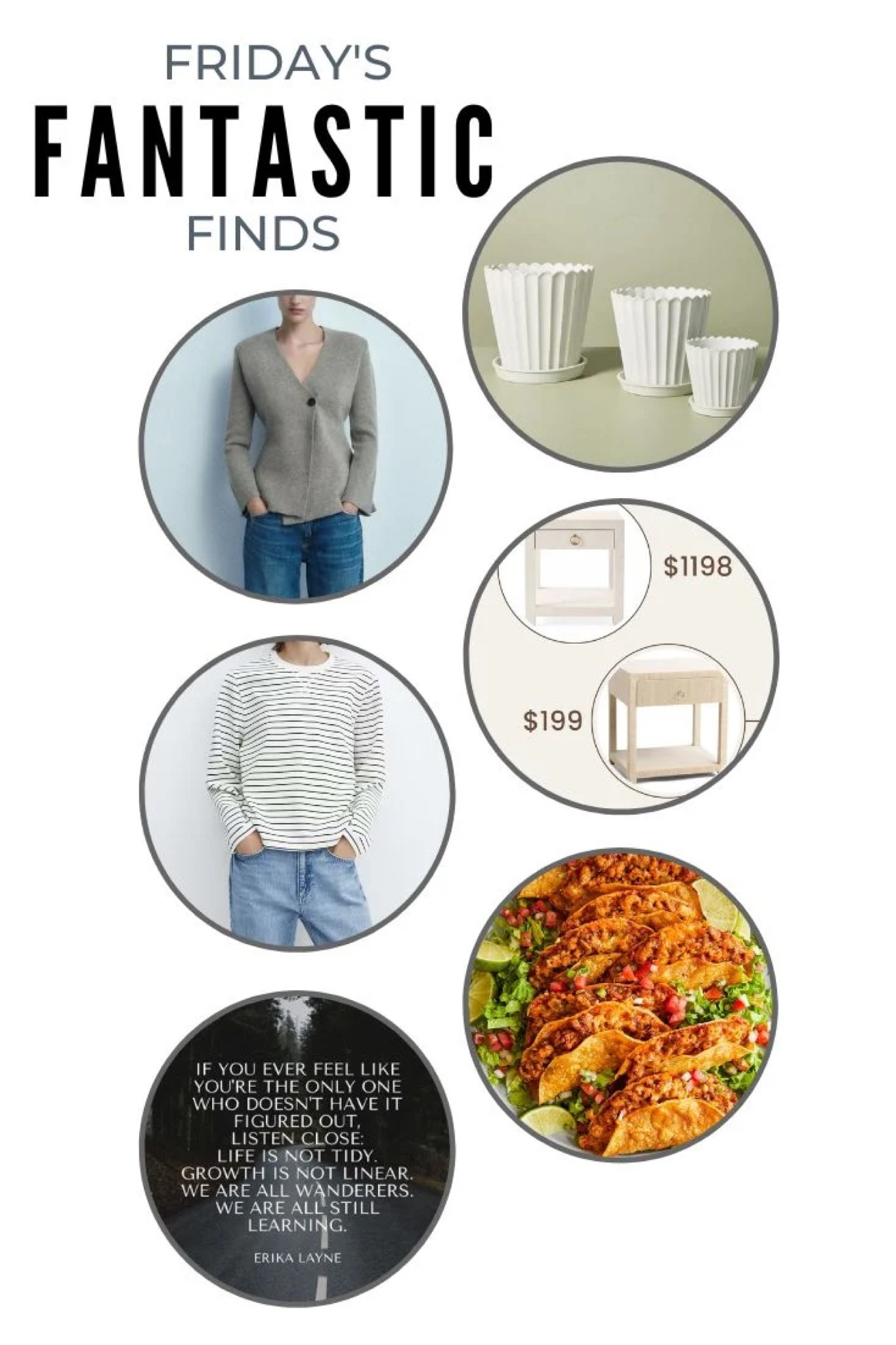 All new Friday’s Fantastic Finds! Featuring fluted planters, blazer cardigan, look for less nightstands, striped sweatshirt and more!



#LTKsalealert #LTKfindsunder50 #LTKSeasonal