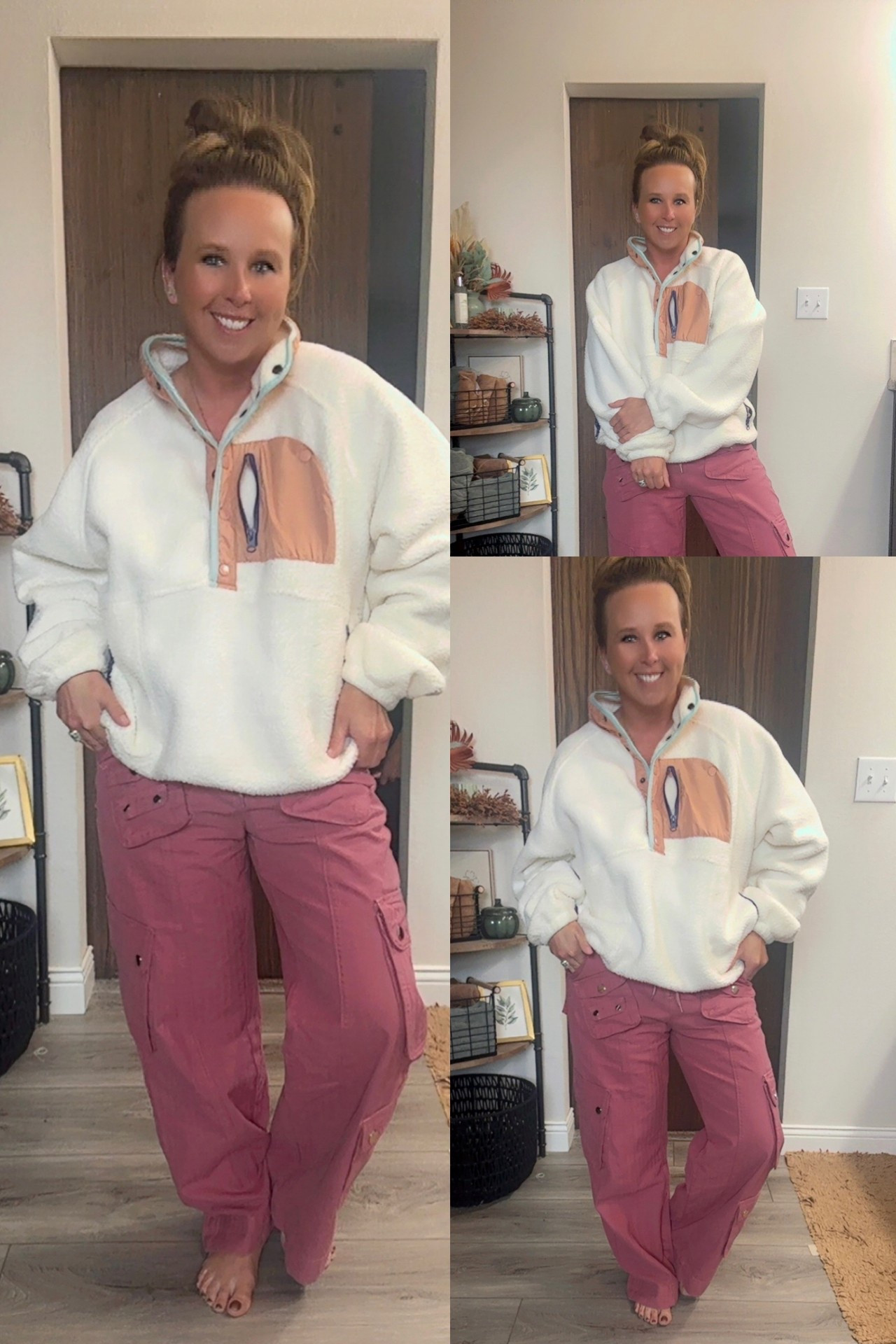 Today’s forecast: 100% chance of outfit confusion! 🌈☔ Yesterday was all about sandals and shorts, and today, I'm sipping pumpkin spice while rocking my favorite fall attire. Gotta love that Nebraska unpredictability! Cheers to layered looks! #FallVibes #NebraskaNights #StyleSwitch #WeatherMoodSwings #FashionFun

#LTKSeasonal #LTKFindsUnder50 #LTKStyleTip