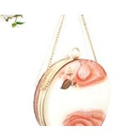 Clutch Box Purse Handbag Handcrafted Art.  Round Clutch Box. Perfect Accessory To Inhanse Your Fashionable Wear. Gift For Any Occasion | Etsy (US)