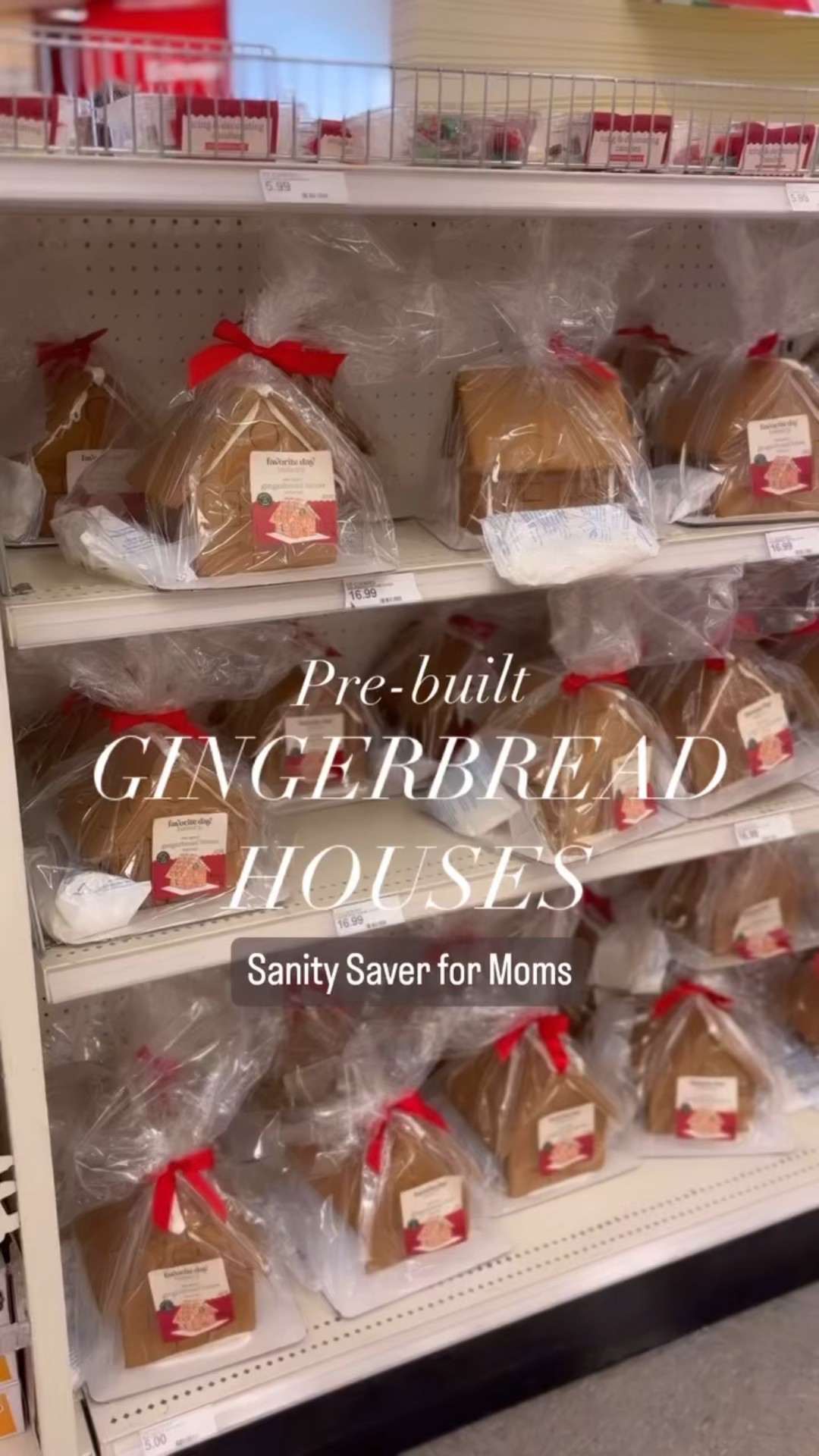 If your kids decorate Gingerbread houses at Christmas time, these pre-built houses from Target are SANITY SAVERS for moms!  So much easier your kids can just focus on decorating rather than a house falling apart or not sticking together!  

#LTKHoliday #LTKHome #LTKmomlife