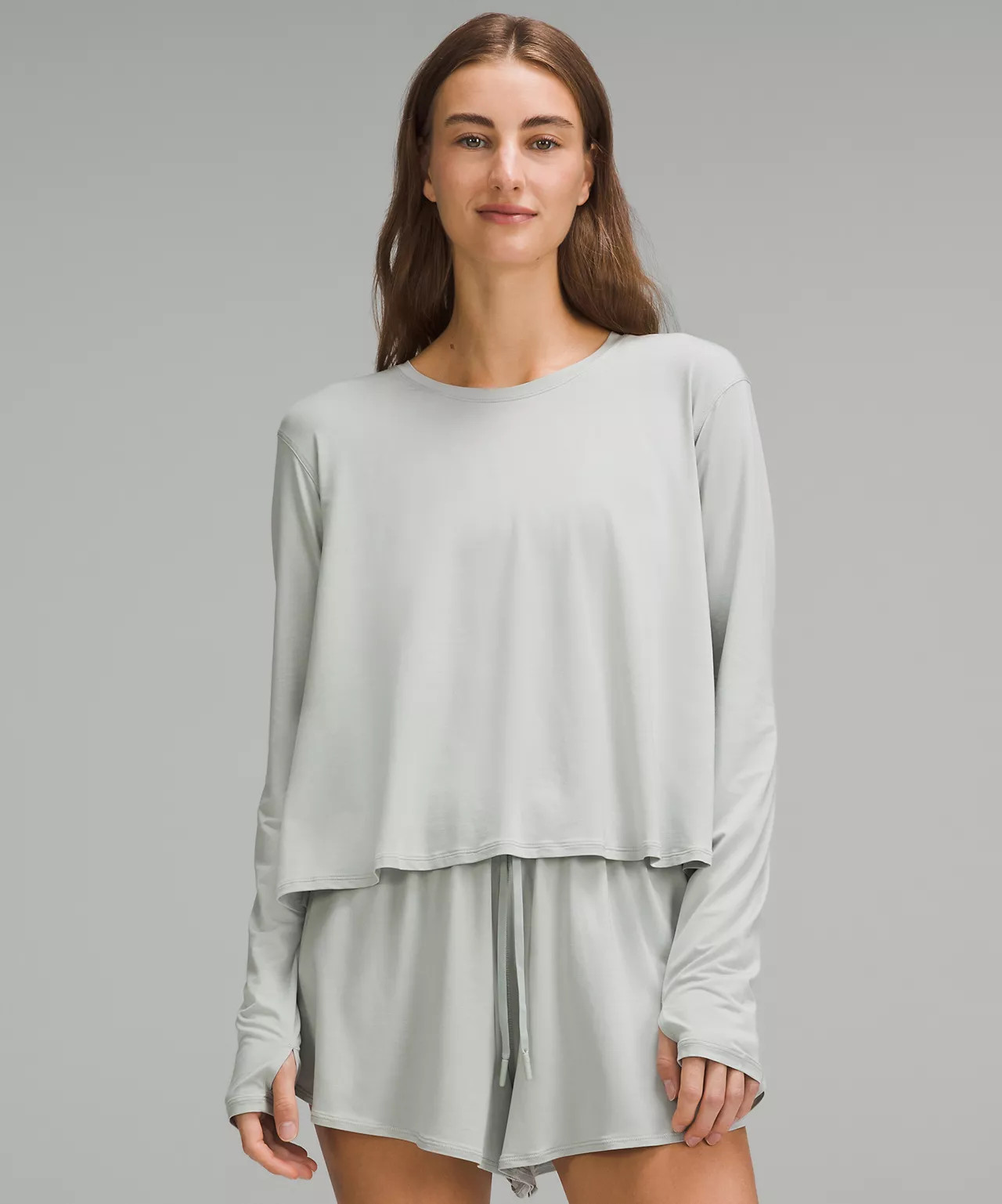 Modal Relaxed-Fit Lounge Long-Sleeve Shirt | Women's Long Sleeve Shirts | lululemon | Lululemon (US)