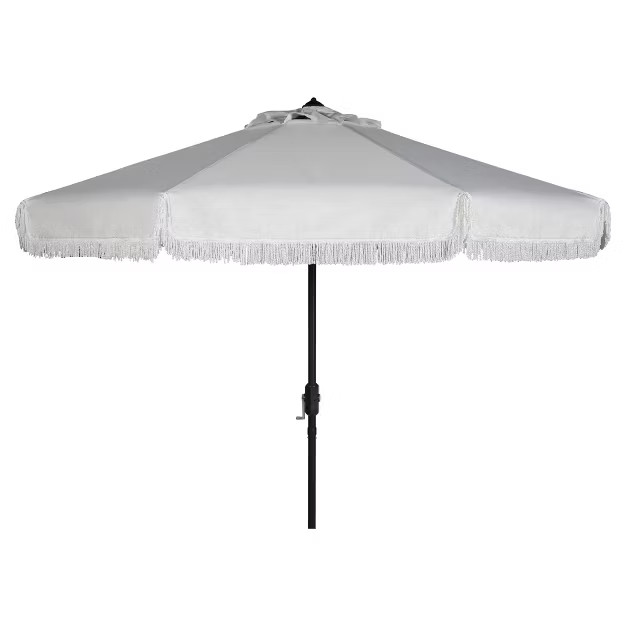 Milan 9' Auto Tilt Crank Umbrella - Safavieh | Target