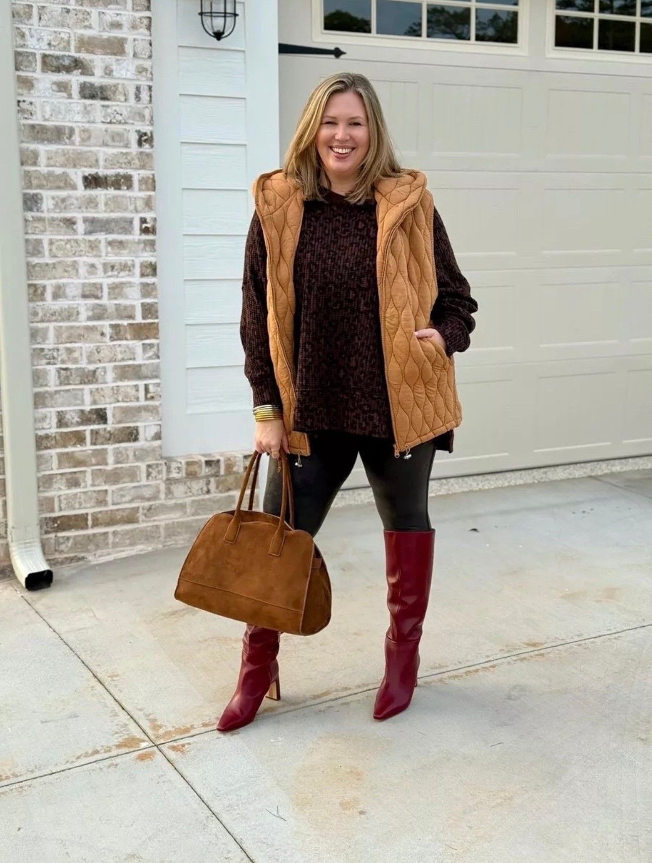 Wearing a XXL in the top, 2X in the leggings, XL in the vest! Love these wide calf boots too!

Plus size fashion, everyday outfit ideas, holiday outfit ideas, midsize fashion, ootd

#LTKPlusSize #LTKOver40 #LTKMidsize