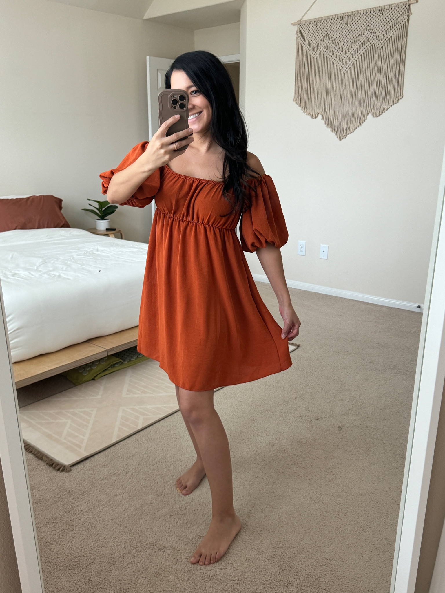 Marshall’s rust orange autumn dresss

#LTKSeasonal #LTKSaleAlert #LTKFindsUnder50