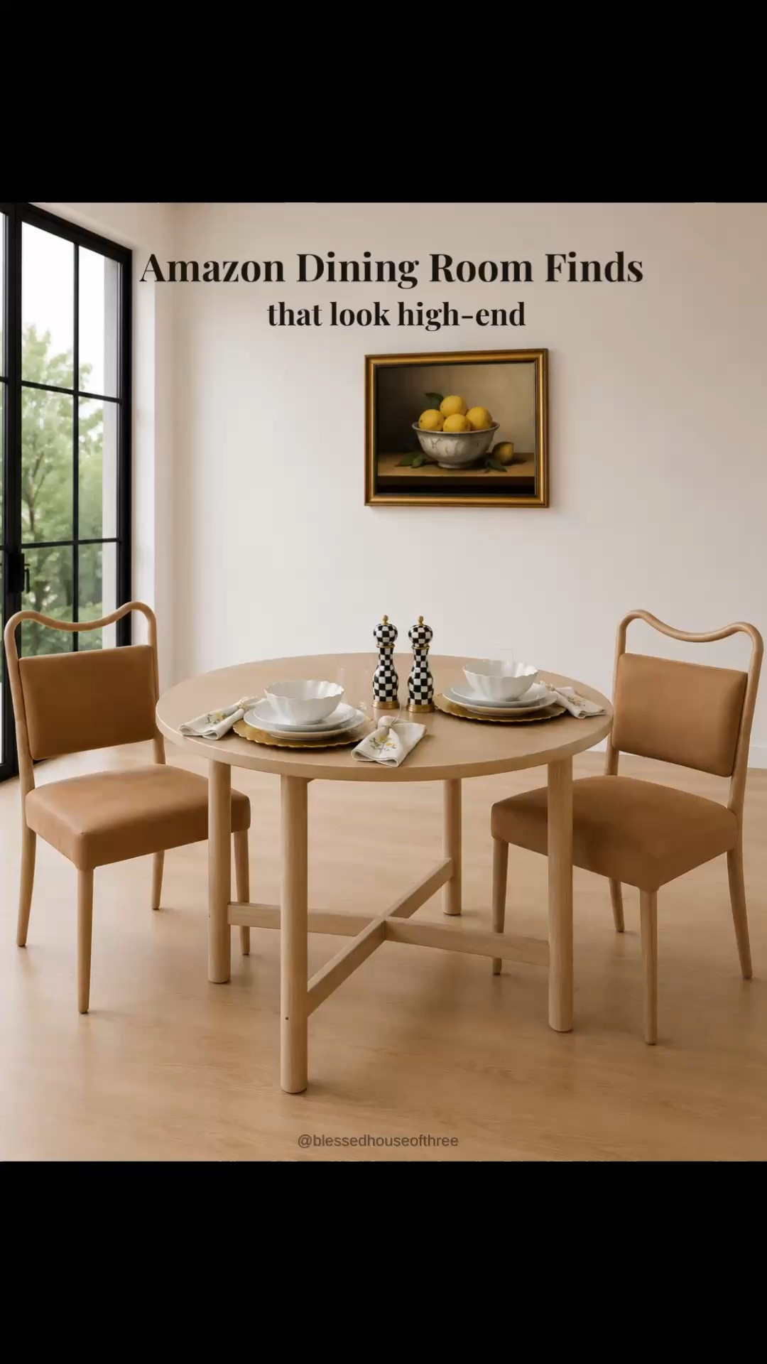 Amazon dining room finds that look high-end without the designer price tag 🤍 Sharing neutral dining room decor and table styling pieces that help create an elevated, timeless space including dining chairs, scalloped dishes, chargers, wall art and decor accents that instantly make your home feel more pulled together. Amazon kitchen must haves. Kitchen decor. Dining room refresh. Perfect for modern organic homes, neutral decor lovers and anyone updating their dining room on a budget. Follow me on LTK for daily home decor, Amazon finds and everyday inspiration.

#LTKHome #LTKSaleAlert