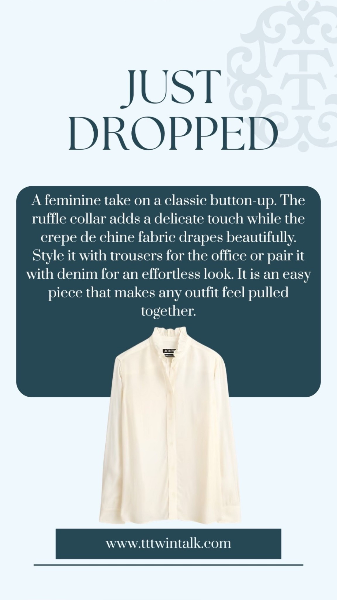 A classic staple in your closet you’ll wear for all four seasons! m

#LTKOver40 #LTKSeasonal #LTKootd