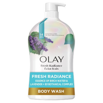 Olay Fresh Outlast Body Wash Birch Water & Lavender - 33 fl oz | Target