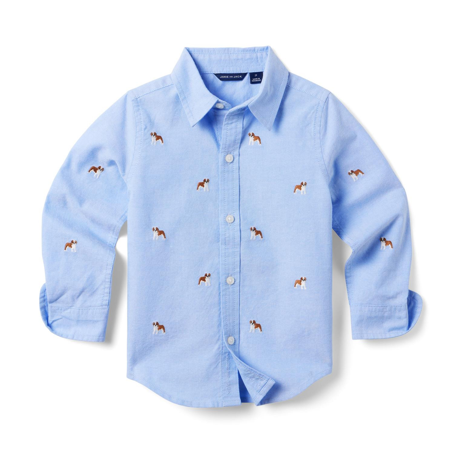 The Embroidered Oxford Shirt | Janie and Jack