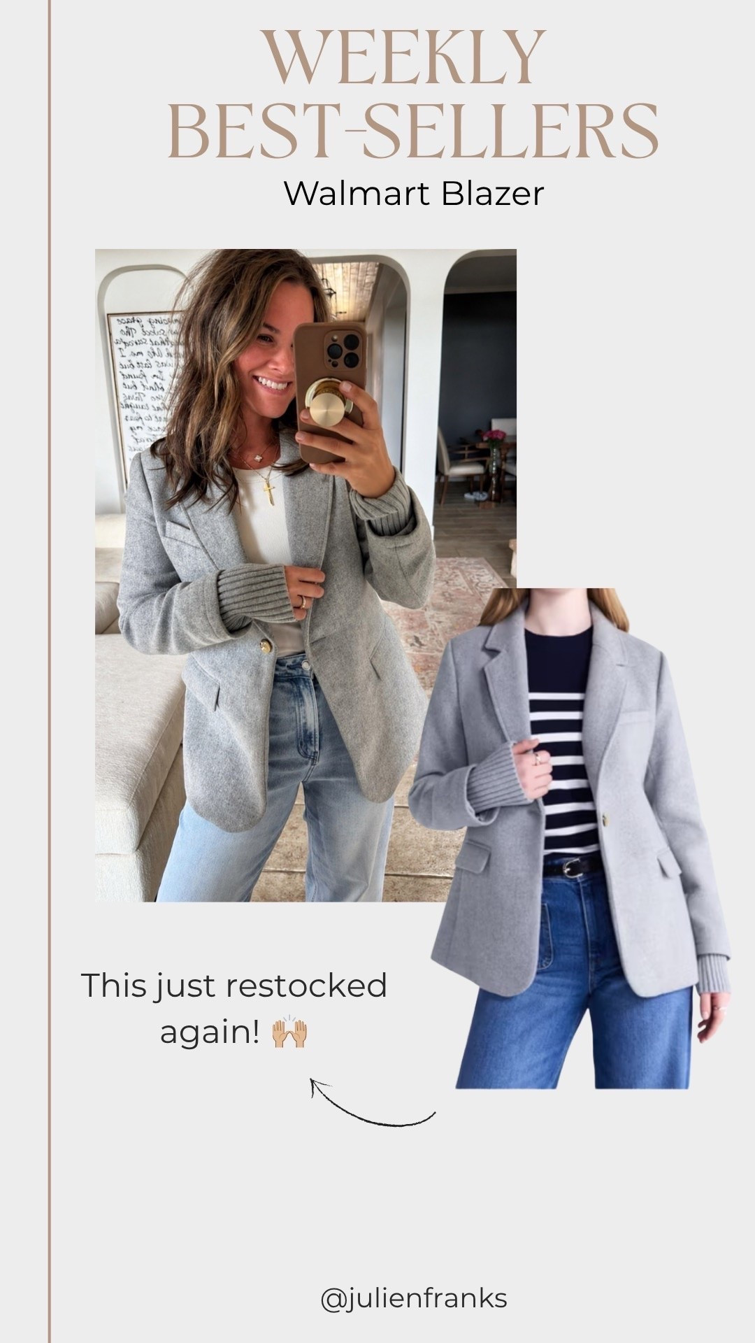 This Walmart blazer looks so expensive! Reminds me of Jcrew but more affordable!

#LTKootd #LTKSeasonal #LTKmomlife