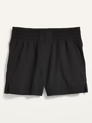 High-Waisted StretchTech Shorts for Women -- 4-inch inseam | Old Navy (US)