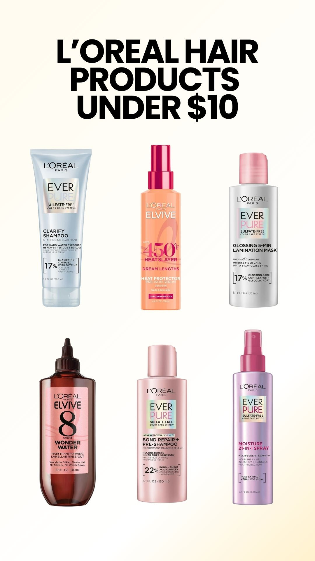 Last day to get L'Oreal hair products under $10. Great deal for stocking up or trying something new on your hair. My favorites are the Heat Slayer and 21-in-1 leave-ins and the clarifying shampoo.
#LTKhair #haircare #primedaydeals 

 #LTKSaleAlert #LTKBeauty