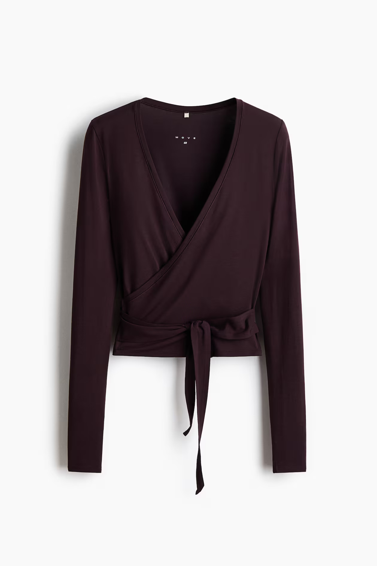 Sports wrap top in modal | H&M (UK, MY, IN, SG, PH, TW, HK)