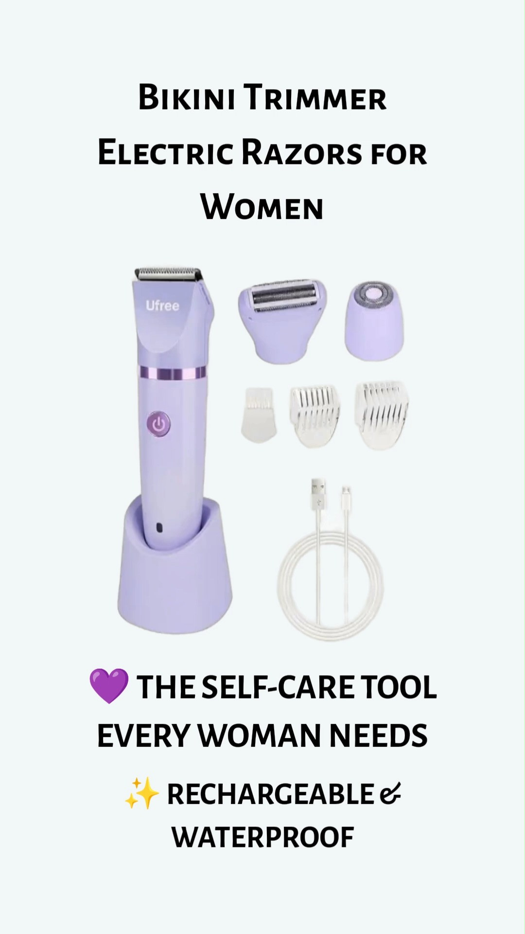 💜 THE SELF-CARE TOOL WOMEN ARE RAVING ABOUT 💜

If you're looking for an easy, convenient way to maintain your beauty routine at home, the Ufree Bikini Trimmer is a must-have. Designed with a gentle ceramic blade and waterproof design, this rechargeable trimmer helps make grooming quick, comfortable, and travel-friendly.

✨ Ceramic blade technology
✨ Rechargeable & cordless
✨ Waterproof design
✨ Lightweight and easy to use
✨ Great for travel
✨ Beautiful purple color

Perfect for busy women who love products that make their routines easier. Whether you're packing for vacation, getting ready for summer, or simplifying your beauty routine, this compact grooming tool is one you'll reach for again and again.

#BeautyFinds #SelfCareEssentials #AmazonBeauty #TravelEssentials #BeautyTools #WomenFavorites #BeautyRoutine #AmazonFinds #LTKBeauty #SelfCareRoutine

 

 #LTKHome #LTKBeauty #LTKTravel