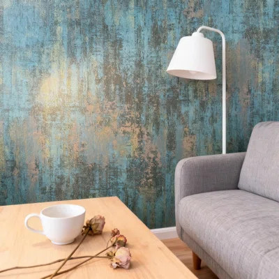 Vintage Metallic Peel And Stick Wallpaper Self Adhesive Wallpaper For Walls And Furniture, Modern Industrial Concrete Design, Easy Application And Rem | Wayfair North America