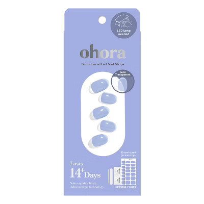 Ohora Gel Nail Art Basic Line - Heavenly Hues - 30ct: Gloss, High Shine Finish, 32 Pieces | Target