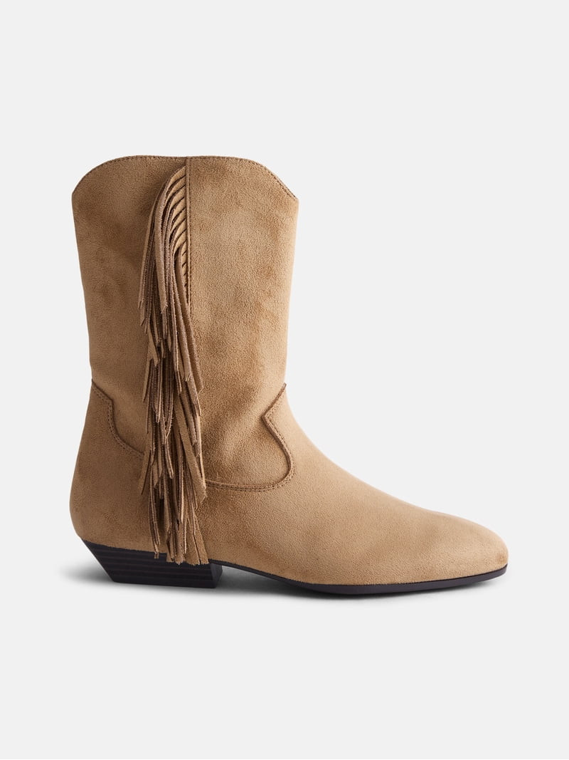 Scenario Women's Fringe Short Boots | Walmart (US)