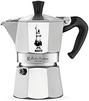 Moka Express: Iconic Stovetop Espresso Maker, Makes Real Italian Coffee, Moka Pot 3 Cups (4.4 Oz ... | Amazon (US)