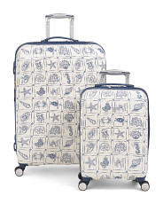 Sealife Stamps Hardside Carry-on And Spinner Luggage Collection | TJ Maxx
