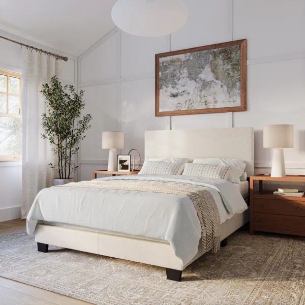 Arlea Upholstered Panel Bed | Wayfair North America