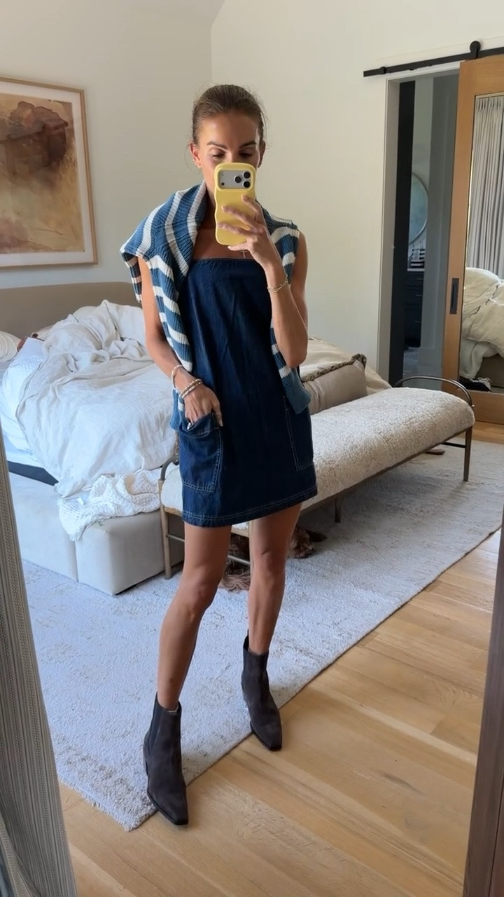 Versatile denim dress you can wear to everything this fall! 🤎 on major sale!

#LTKSaleAlert