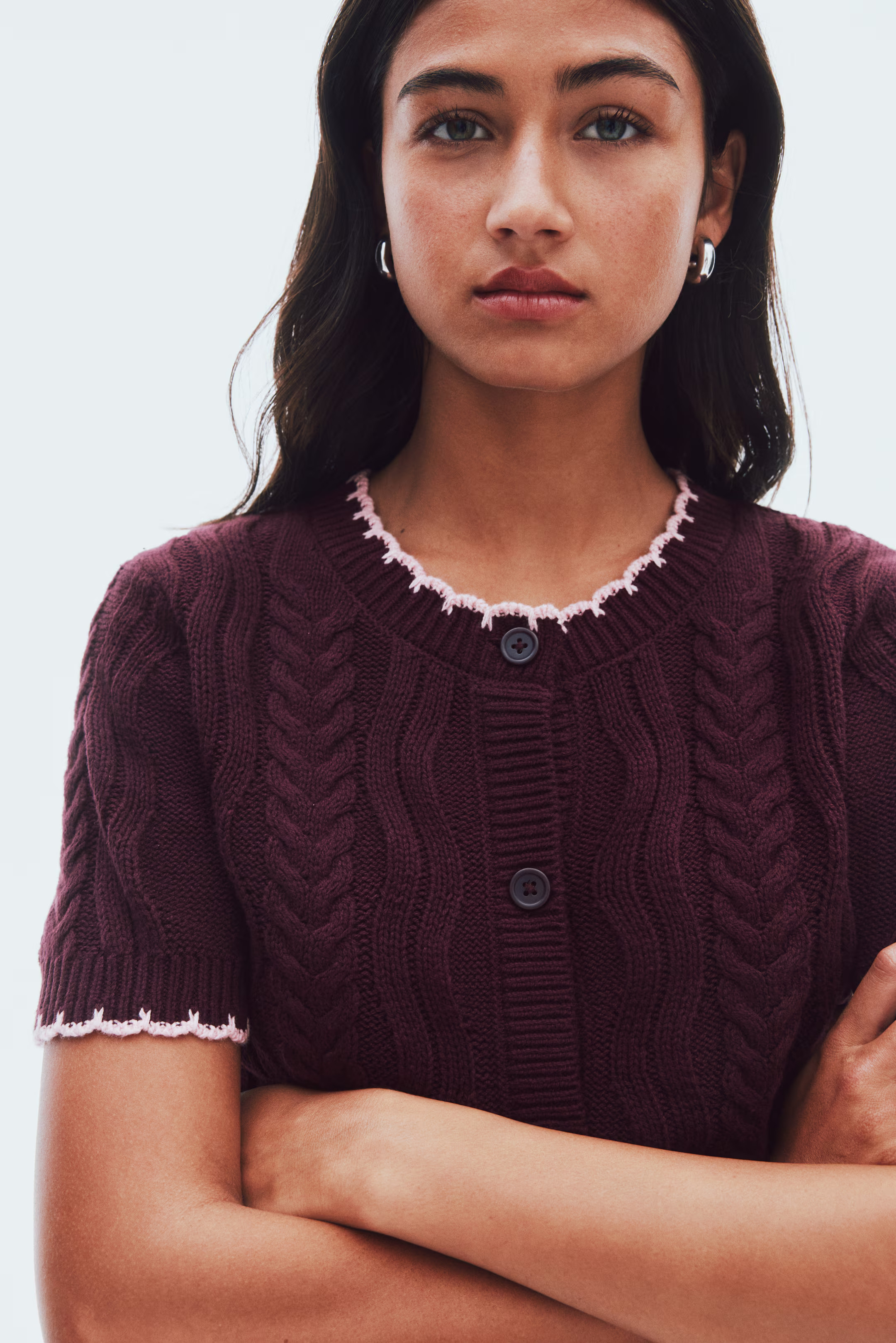 Cable-knit cardigan | H&M (UK, MY, IN, SG, PH, TW, HK)