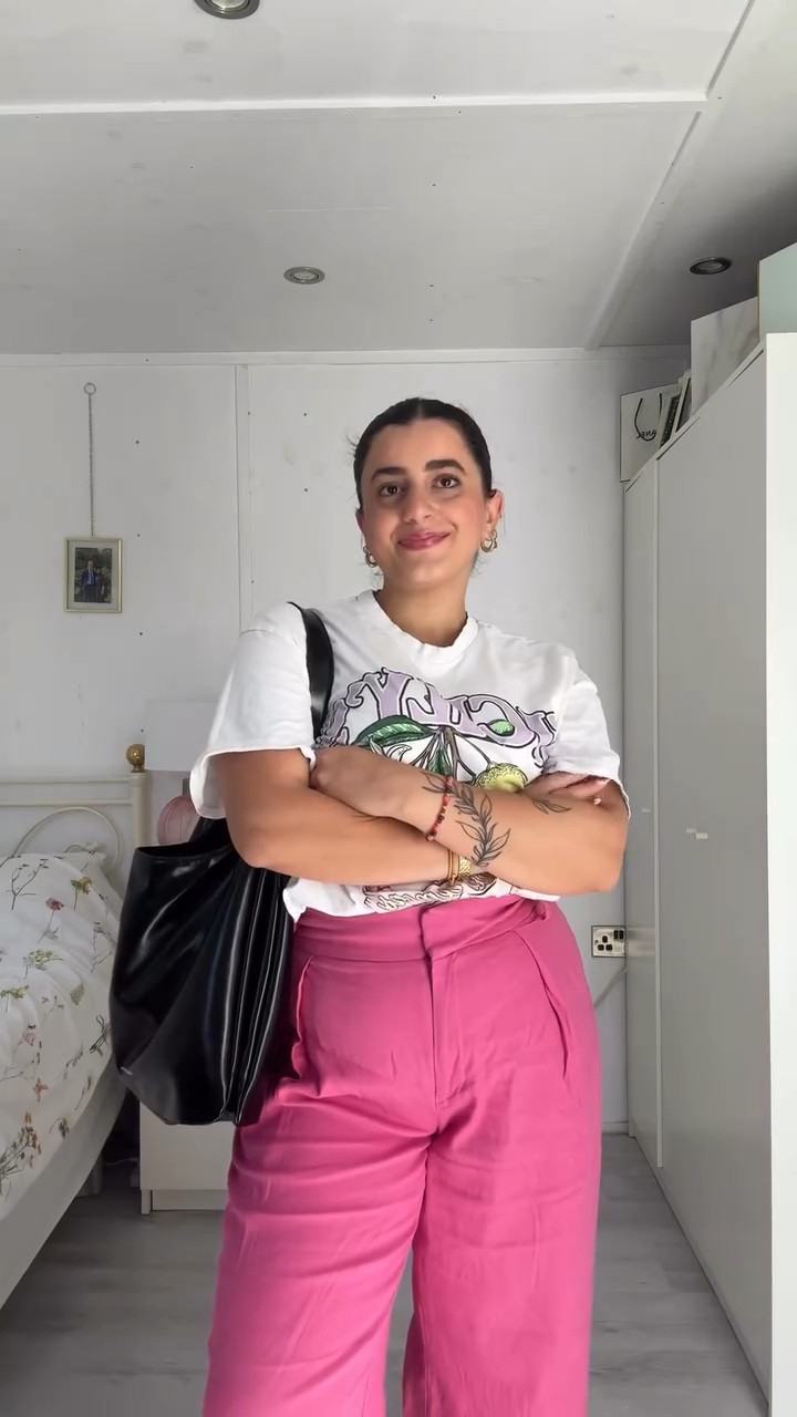 spring/summer outfit of the day inspo with the perfect every day bag from @charleskeithofficial (lumen slouchy hobo bag) 💗🌸✨ 15% off with code — COMAMBW15-2ZFLI9IVXS 🫶🏻#imwithcharleskeith #charleskeithcommunity 

tee @hm 
trousers @nextofficial 
shoes @adidas
lip oil @clarinsuk 
.
.
#ootd #pinterestgirls #pinterestgirlaesthetic #summerootd #itgirlbag #pinterestfashion #summeroutfitideas summer ootd, street style, pink trousers

#LTKsummer #LTKpetite #LTKeurope