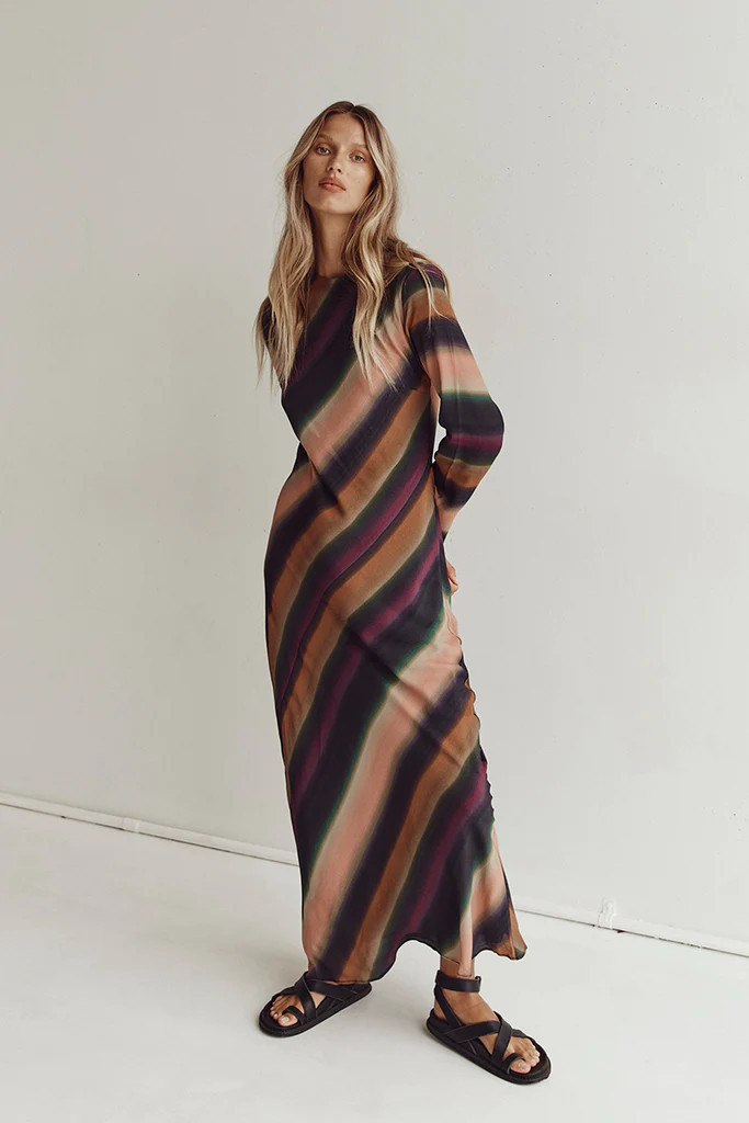 LULU OMBRE SLEEVED DRESS | DISSH