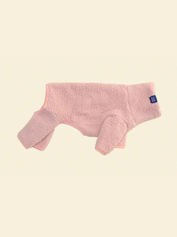 Little Beast Cotton Candy Fleece Onesie - Pink - L | Verishop