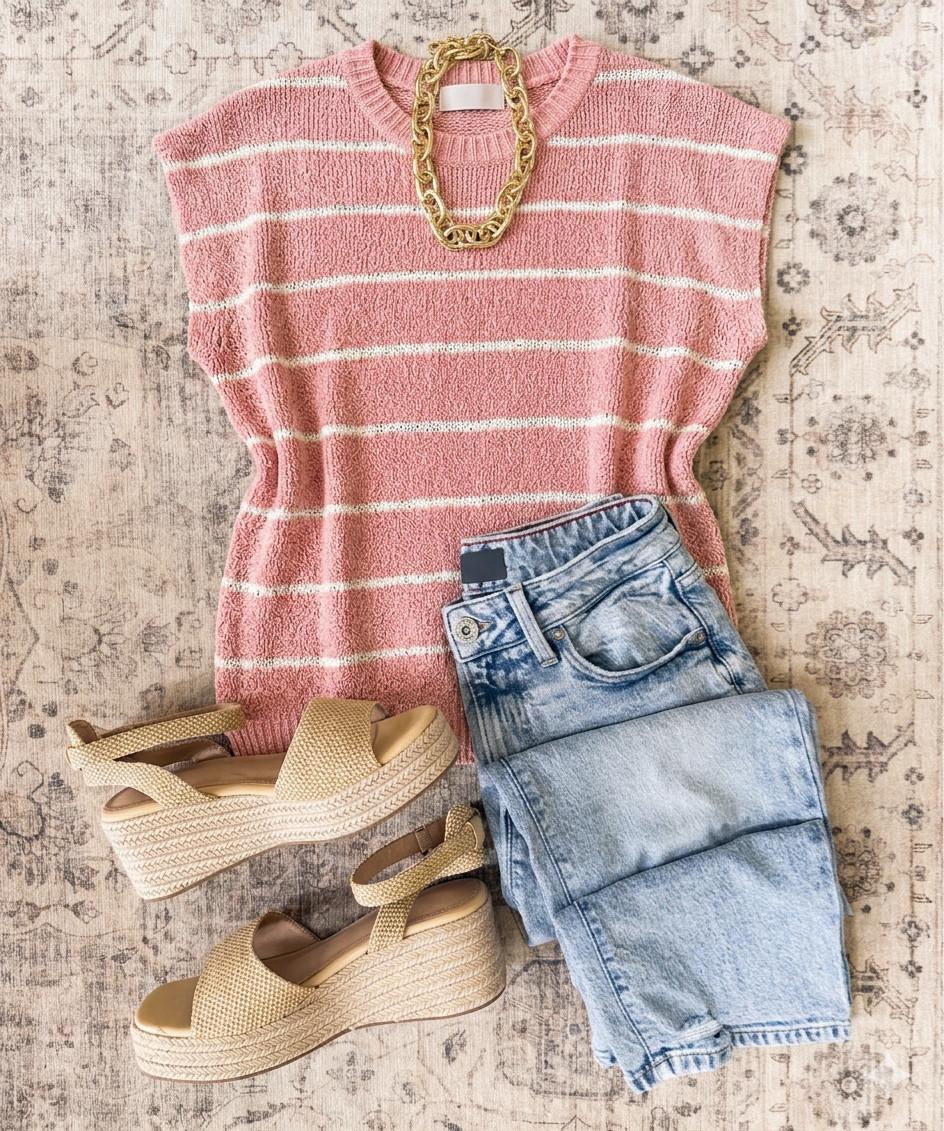 Love the color of this sweater! 🩷Summer Outfits You Can Wear on Repeat

#LTKootd #LTKmomlife #LTKSeasonal