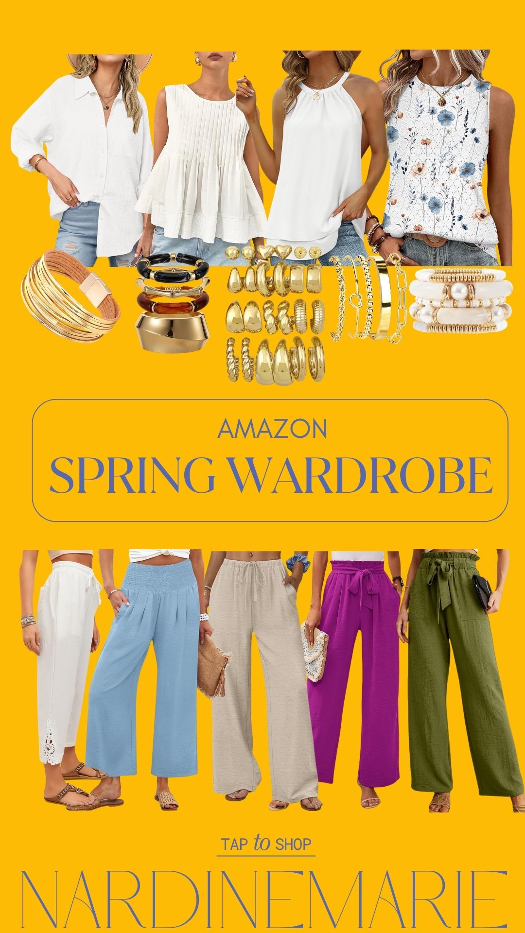 SUMMER OUTFIT STAPLES I KEEP REACHING FOR ☀️

If you’re building an easy warm-weather wardrobe, these are the pieces I’ve been loving lately 🧡✨

Everything mixes and matches so easily and actually gets worn !!!!

Save this if you’re refreshing your summer wardrobe ☀️

summer outfits, summer trousers, basic tops women, statement jewelry, chunky bracelets, everyday earrings, summer fashion finds, capsule wardrobe essentials

#LTKSeasonal #LTKootd #LTKTravel