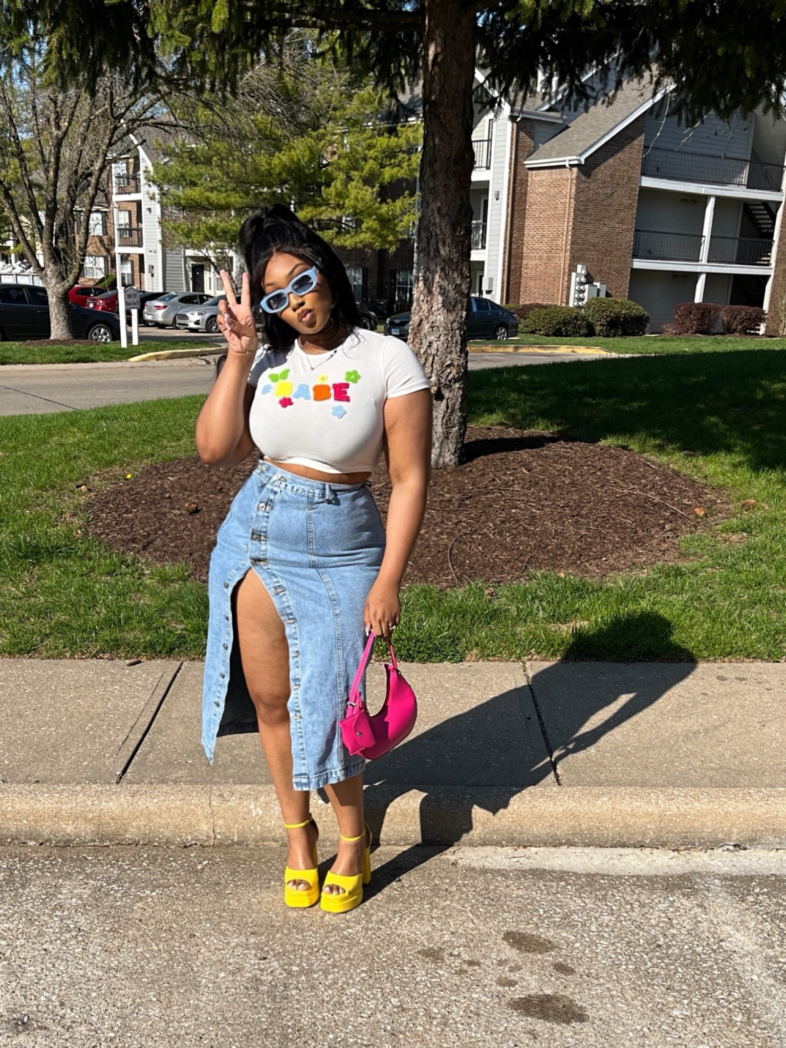 Cute Colorful Spring outfit
#spring #springwardrobe #outfitoftheday 

#LTKstyletip #LTKSeasonal