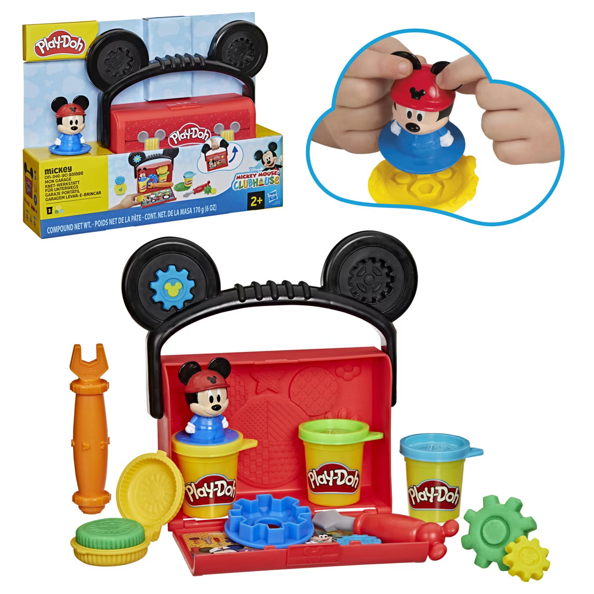 Play-Doh Disney Junior Mickey On-the-Go Garage Playset | Target