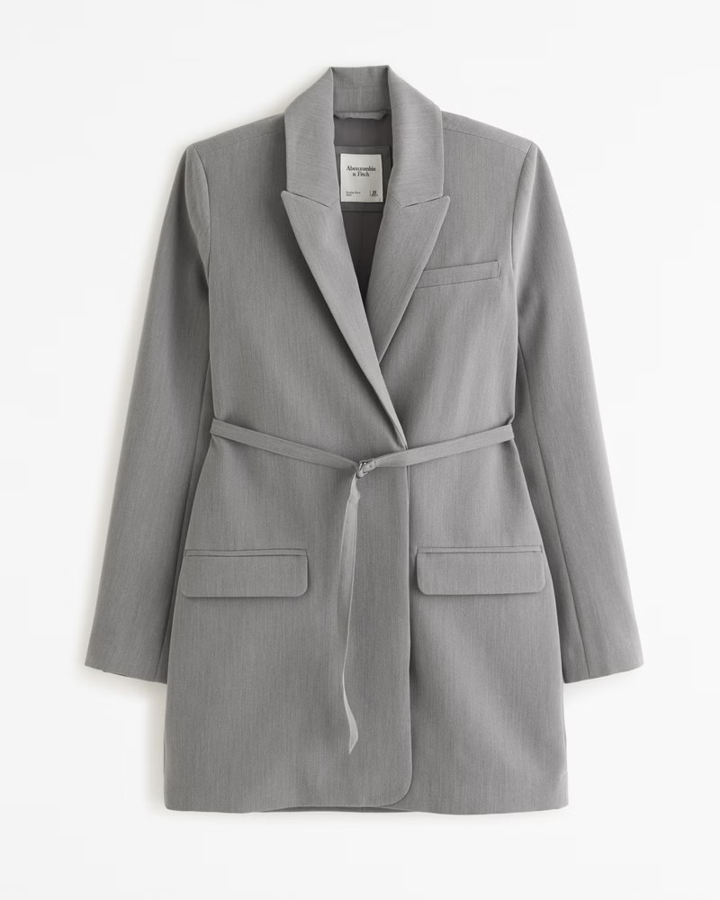Side-Tie Blazer Mini Dress | Abercrombie & Fitch (US)