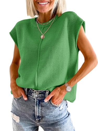 Seiciviy Womens 2026 Summer Tops Western Boho Sweater Vest Fashion Trendy Casual Cap Sleeve Rodeo... | Amazon (US)