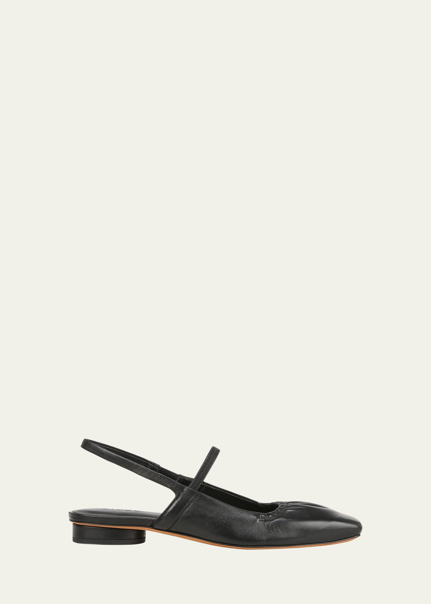 Vince Venice Leather Slingback Ballerina Flats | Bergdorf Goodman