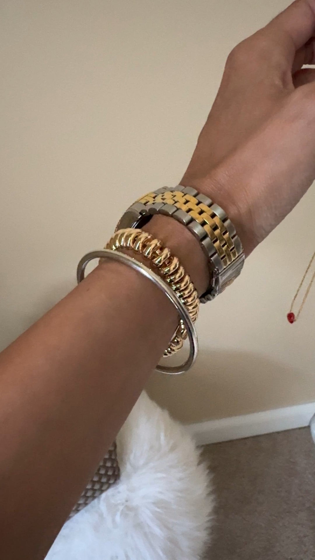 Bracelets. Bracelet stack. Some of my most worn bracelets are on sale 25% off. 
Slim water durable bangle bracelet and textured bracelet. Come in sizes. 
They come in sizes and in gold and silver.   


#LTKOver40 #LTKStyleTip