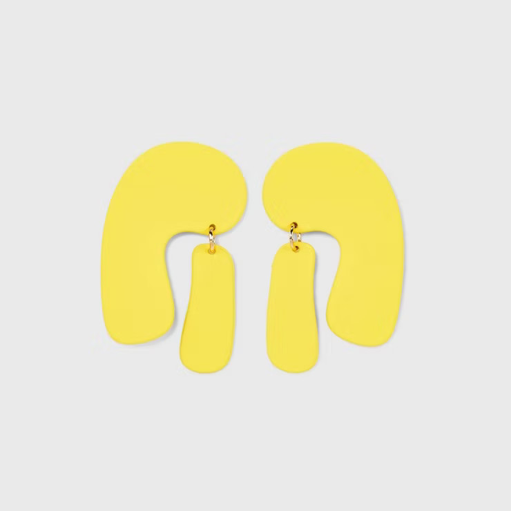 Arc and Paddle Post Drop Earrings - Universal Thread™ | Target