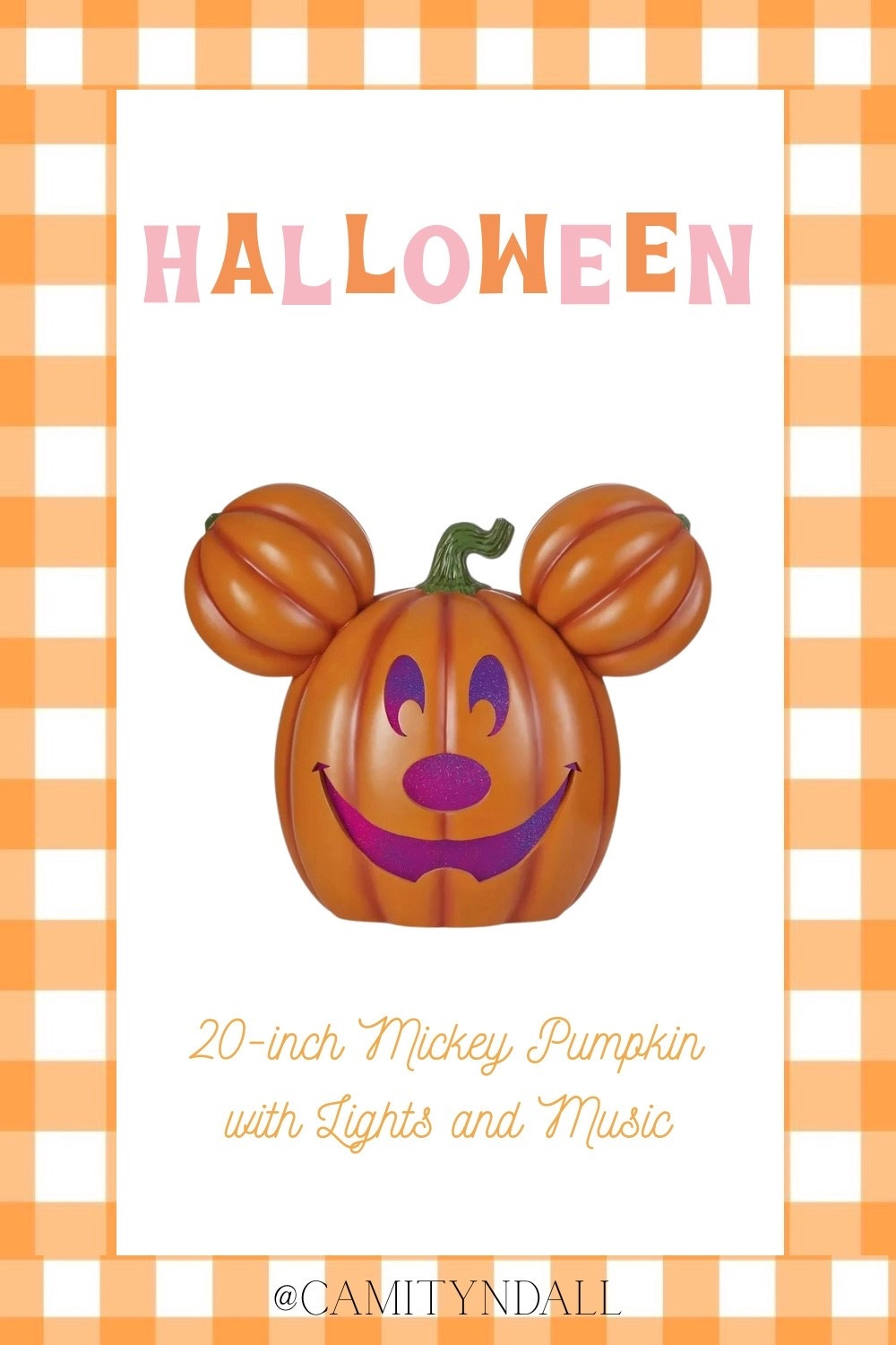 Spooky meets magical ✨🎃 This 20-inch Mickey Pumpkin lights up and plays music — the perfect touch for your Halloween home! 🧡👻
#LTKhome #LTKseasonal #FallDecor #HalloweenHome #MickeyPumpkin #DisneyDecor



#LTKSeasonal #LTKFamily #LTKHome