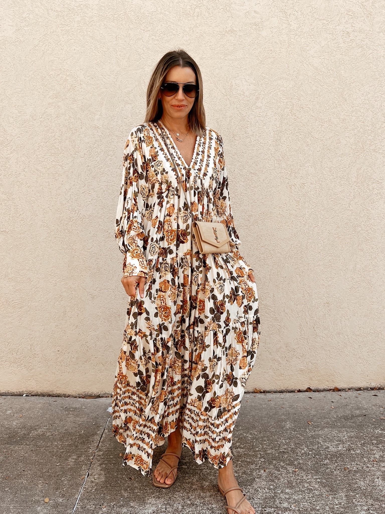 Rows of Roses Long Sleeve Maxi … curated on LTK
