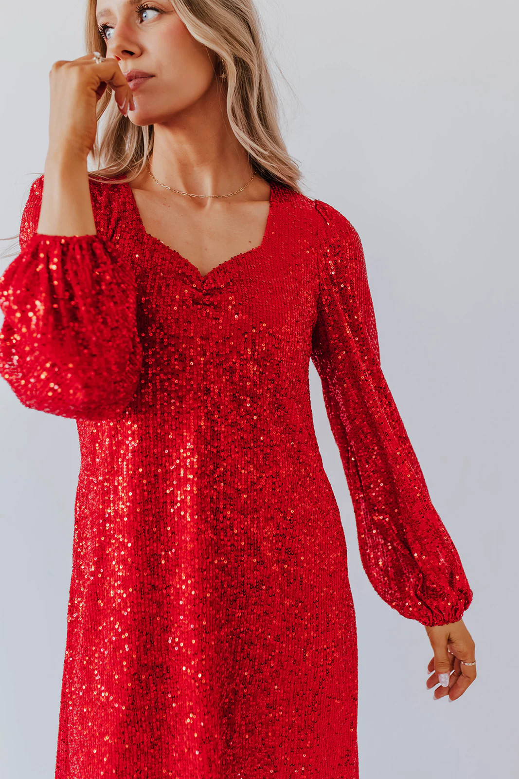 THE RED SEQUIN DRESS BY SARAH TRIPP X PINK DESERT | Pink Desert