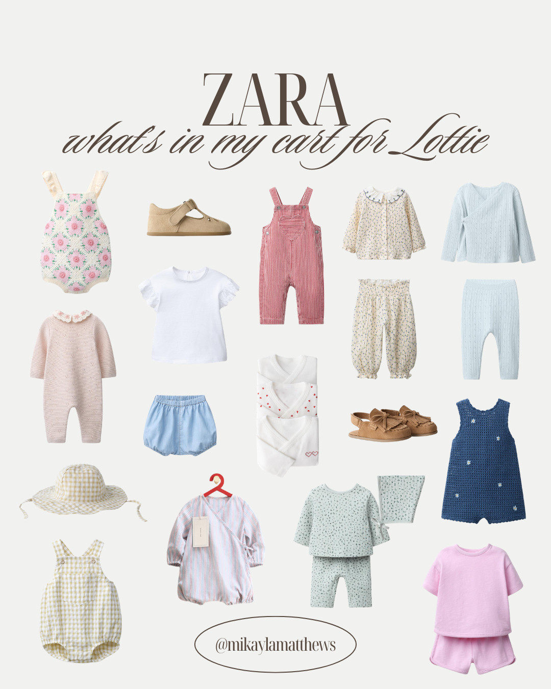 Zara: What's in my cart for Lottie🤍 

 

#LTKootd #LTKBaby