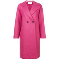 Harris Wharf London midi double breasted coat - Pink | Farfetch EU