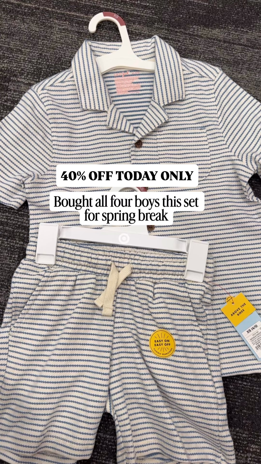 Just bought this striped set for my boys!  Perfect for spring break.

#SpringOutfits #BoysOutfits #BoysEasterOutfits #TargetFINDS @Target ￼

#LTKSeasonal #LTKmomlife #LTKKids