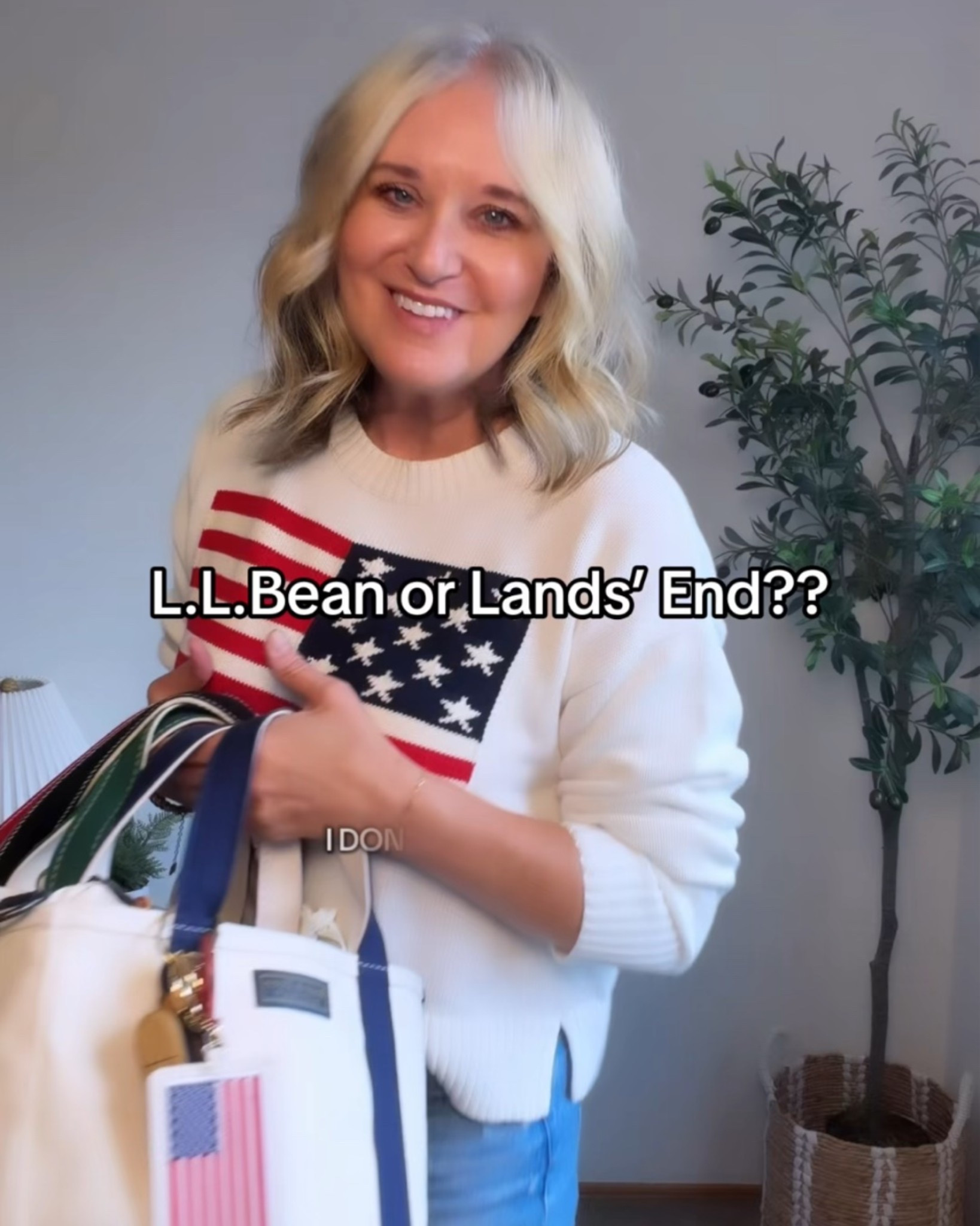 LLBean in small
LLBean 1944 
Lands’ End size medium reg handle

#LTKdayinmylife #LTKmomlife #LTKOver40