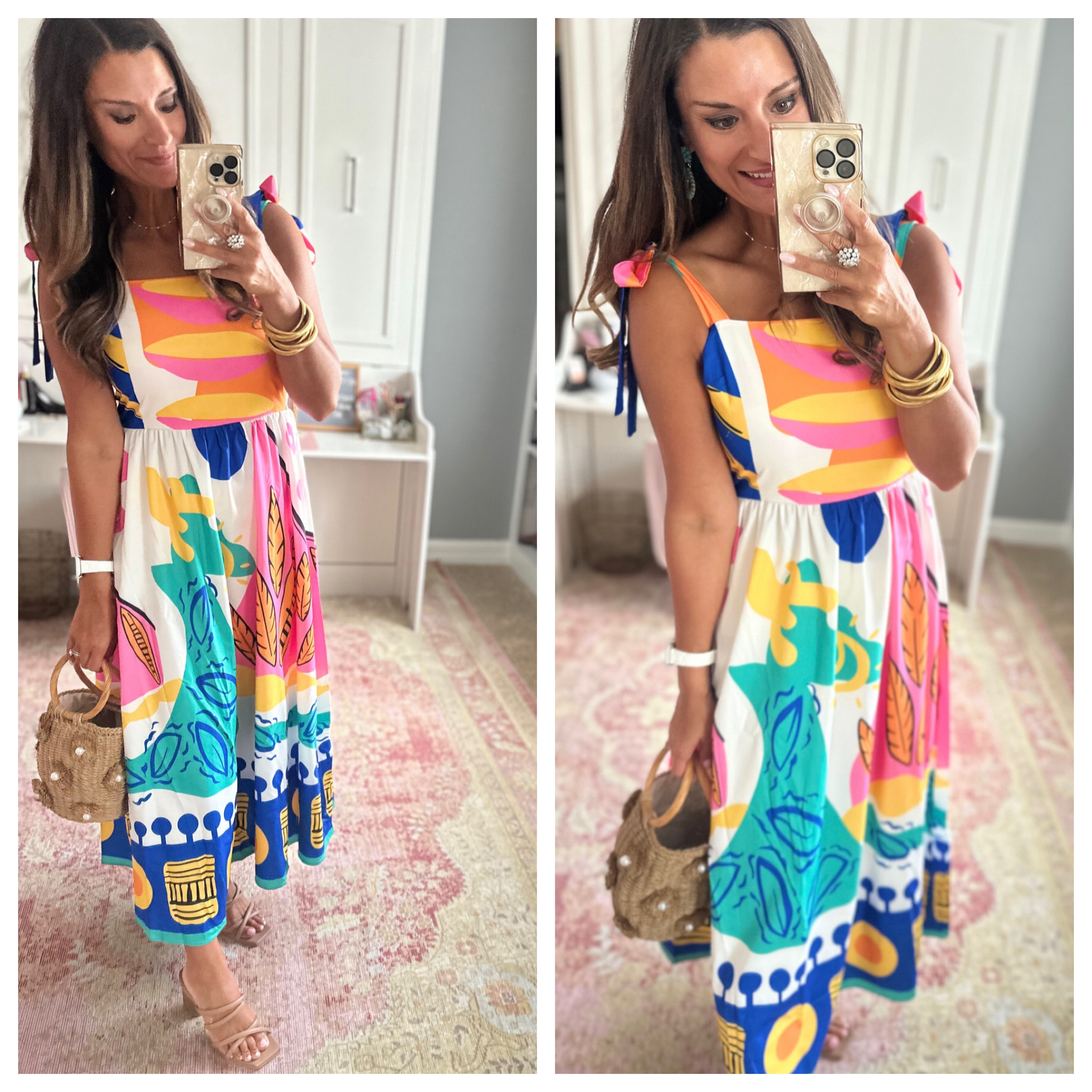 Great pattern dress for vacation 

#LTKStyleTip #LTKFindsUnder50 #LTKOver40