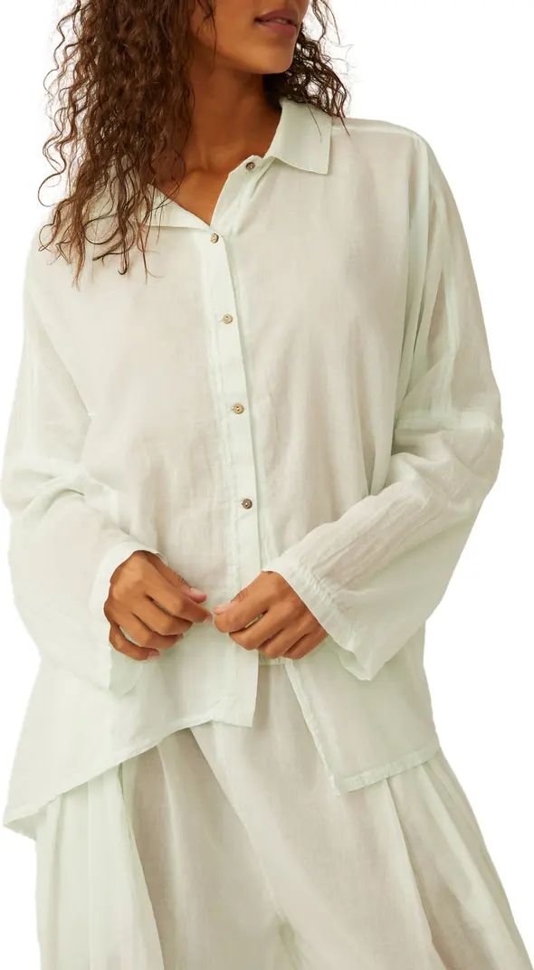 Heat of The Night Oversize Pajama Shirt | Nordstrom