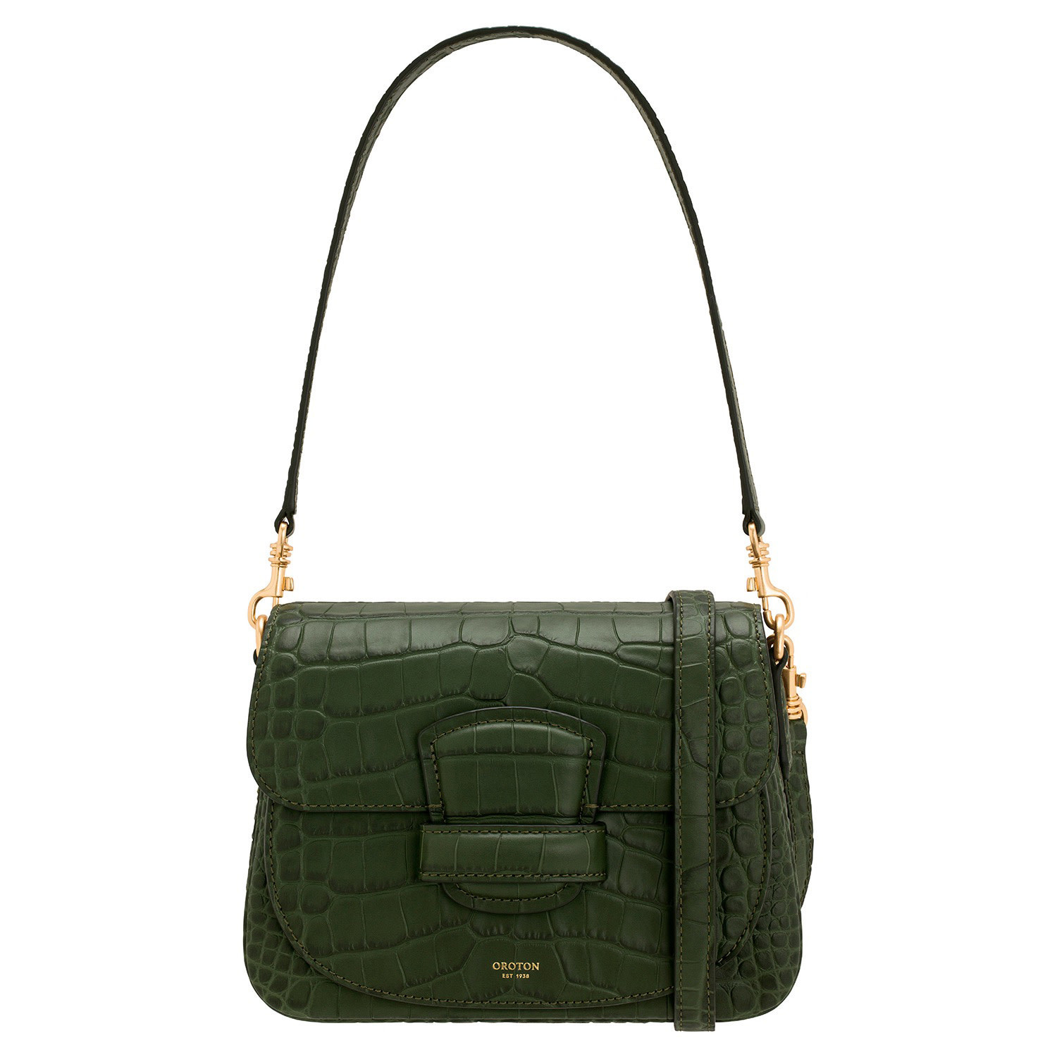 Carter Collectable Small Day Bag - Dark Moss | Oroton | Oroton