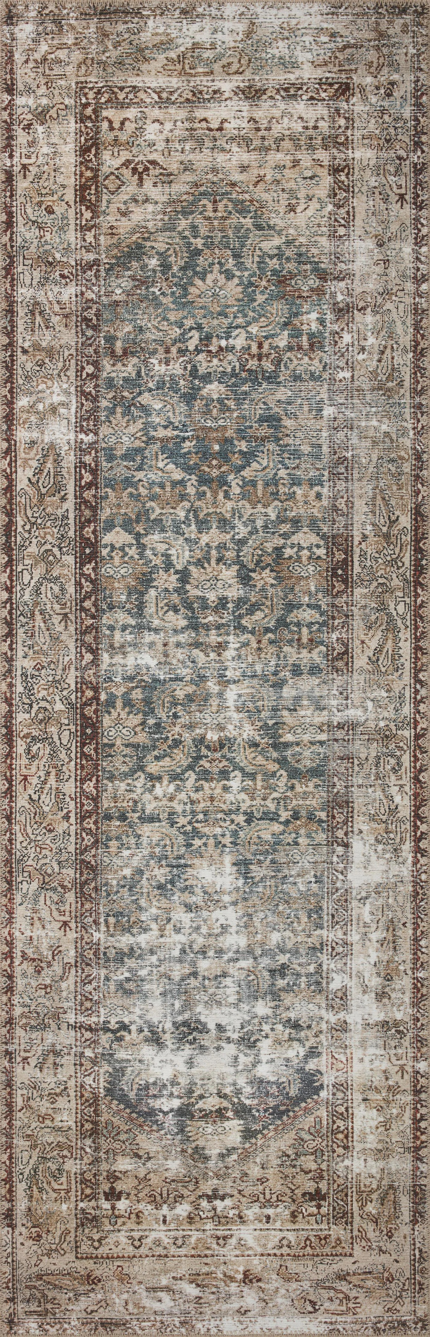 Amber Lewis x Loloi Georgie Teal / Antique Area Rug | Wayfair North America